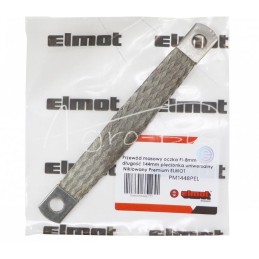 Įžeminimo kabelio tinklelis FI-8 mm ilgio 144 mm pynimas universalus nikeliu dengtas aukščiausios kokybės ELMOT - PM1448PEL