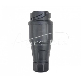 13 kontaktų 12/24 V aukščiausios kokybės nikeliuotas ELMOT kištukas - WEZ13PEL