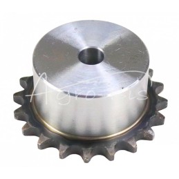 Grūdinto grandinės žvaigruočio su flanšu, stebule 06B-1 Z-20 išorinis skersmuo 64,6 mm MORGA - S06B120M