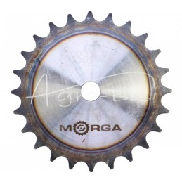 Grūdinto grandinės žvaigrio disko 08B-1 Z-24 išorinis skersmuo 102,1 mm MORGA - T08B124M