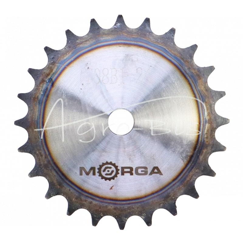 Grūdinto grandinės žvaigrio disko 08B-1 Z-24 išorinis skersmuo 102,1 mm MORGA - T08B124M