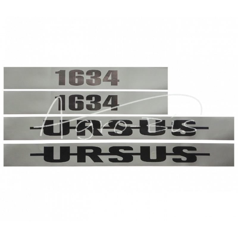 Ženklų rinkinys - emblemos Ursus 1634 - Z1634