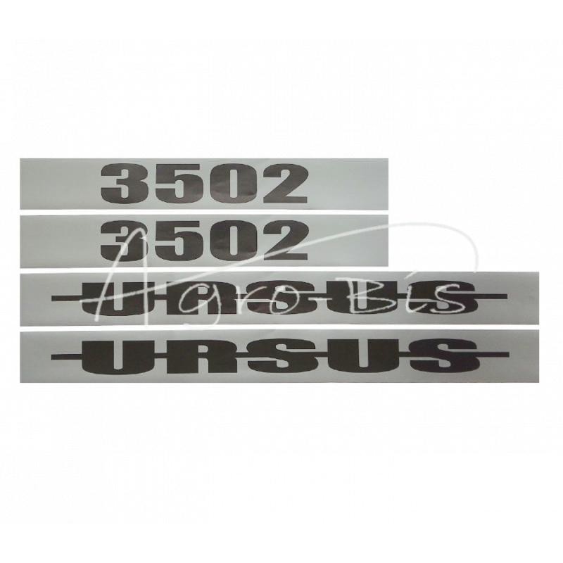 Ženklų rinkinys - emblemos Ursus 3502 - Z3502/KPL