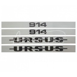 Ženklų rinkinys - emblemos Ursus 914 - Z914