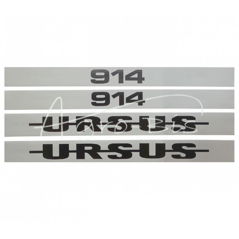 Ženklų rinkinys - emblemos Ursus 914 - Z914