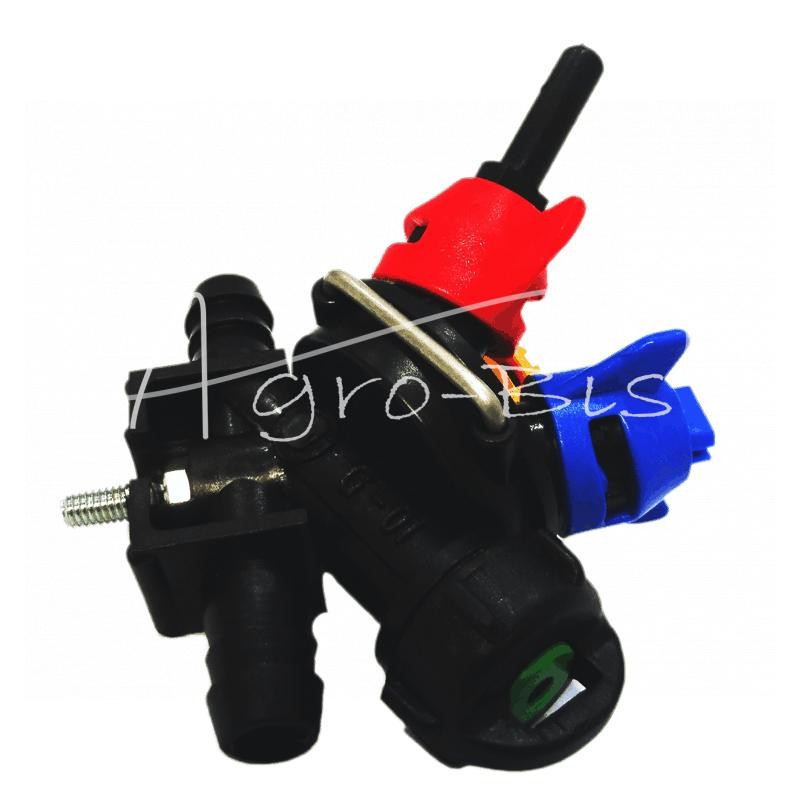 Purkštuvo korpusas - 3 padėčių besisukantis galvutės laikiklis, Biardzki tipo 43291000 purkštuvas - 2924533050