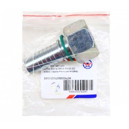 Hidraulinė jungtis DKOS DN20 20S M30x2 sunki Premium HYDRAL - DKOSDN20M30x2H