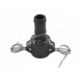 Camlock jungties lizdas, C tipo, polipropilenas, PP, 1" x 25 mm, PZL HYDRAL - ZCPC25H