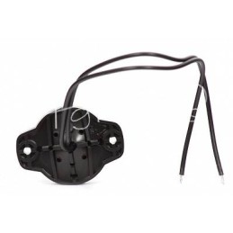 Priekinis gabaritinis žibintas W24 12/24V LED 12V/24V atsparus vandeniui IP68 LED baltas su laidu - 129