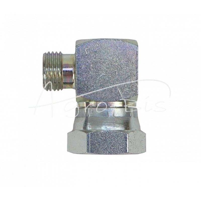 Hidraulinės jungties alkūnė 90 AB M22x1.5 - M16x1.5 15L/10L - HS317