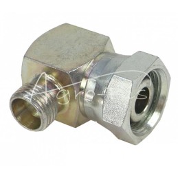Hidraulinės jungties alkūnė 90 AB M22x1.5 - M16x1.5 15L/10L - HS317