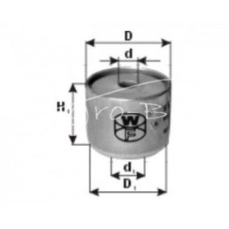 MF 4 cilindrų WP405X kuro filtras - FP-1821