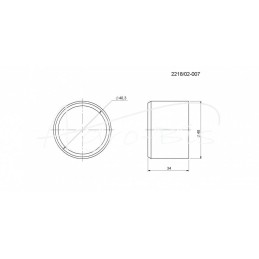 Ketaus įvorė Rolmus mėšlo kratytuvui - 221802007