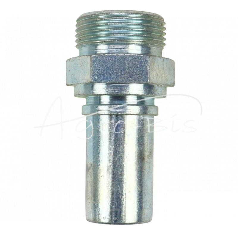 Gofruotas PTFE tefloninis žarnos antgalis DN20, B1 tipas M26x1.5, sunkvežimių žarnos PZL-Hydral - 446