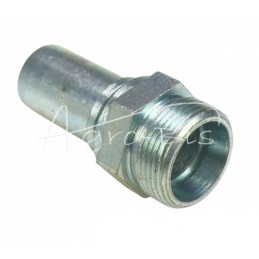 Gofruotas PTFE tefloninis žarnos antgalis DN20, B1 tipas M26x1.5, sunkvežimių žarnos PZL-Hydral - 446