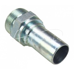 Gofruotas PTFE tefloninis žarnos antgalis DN20, B1 tipas M26x1.5, sunkvežimių žarnos PZL-Hydral - 446