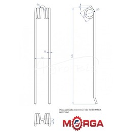 Fella, Stoll grėblio virbai, dažyti milteliniu būdu MORGA - 0699780M