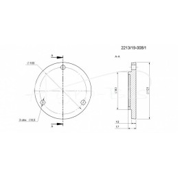1208 didelis pilnai ketaus guolių dangtis „Rolmus“ mėšlo kratytuvui - 221319008/0