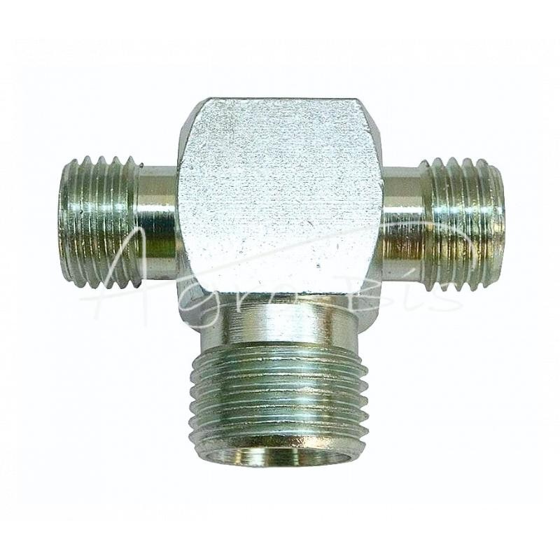 Jungtis - hidraulinė jungtis - trišakis M14 - M18 - M14 - HS17