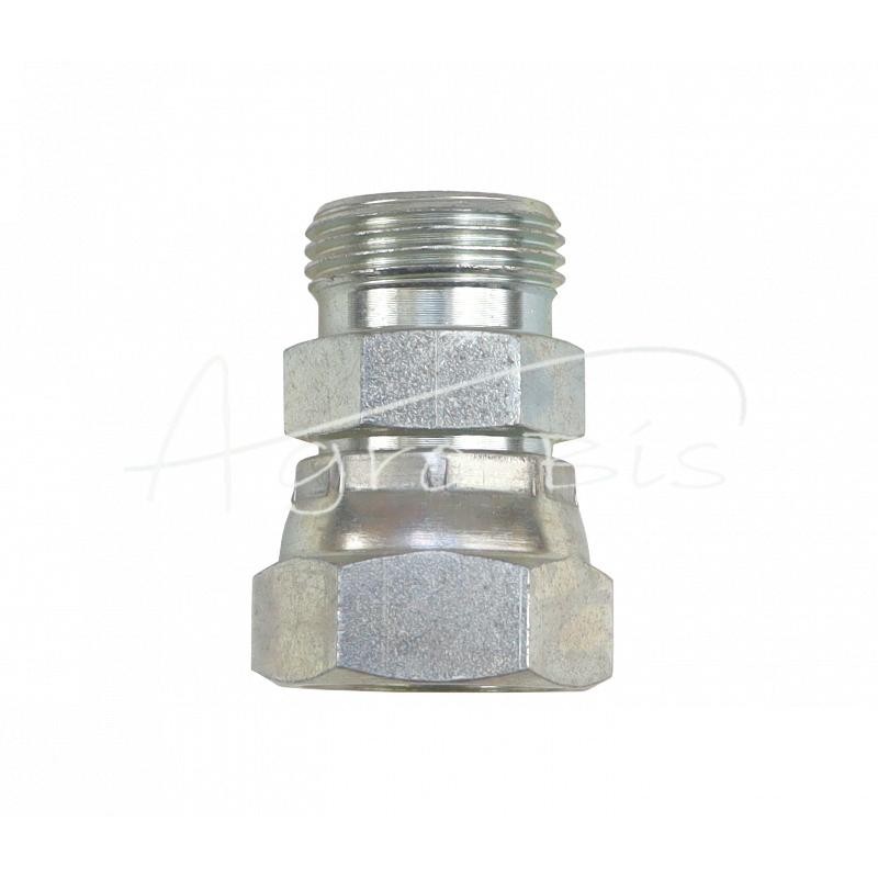 Jungtis - hidraulinė jungtis - tiesi AB M26x1.5 - M27x2 18L/18L - HS82