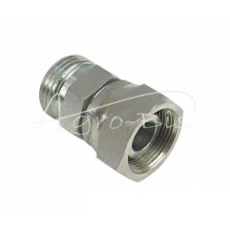 Jungtis - hidraulinė jungtis - tiesi AB M26x1.5 - M27x2 18L/18L - HS82