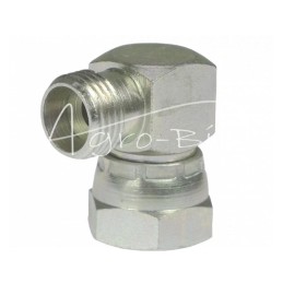 Hidraulinės jungties alkūnė 90 AB 3/8" - M16x1.5 10L - HS346