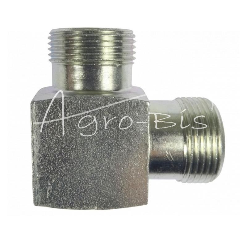 Jungtis - hidraulinė jungtis - alkūnė 90 BB M24x1.5 16S - HS283