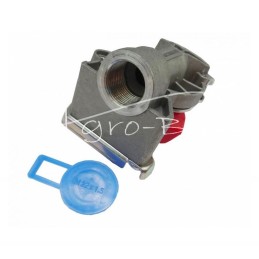 Dviejų grandinių oro žarnos jungtis x501200 Euro 22x1.5 raudona ISO 1728 ARCHIMEDES - 4248014122EA