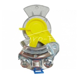 Dviejų grandinių oro žarnos jungtis x501200 Euro 22x1.5 Geltona ISO 1728 ARCHIMEDES - 4248014122ZEA