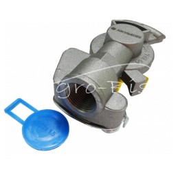 Dviejų grandinių oro žarnos jungtis x501200 Euro 22x1.5 Geltona ISO 1728 ARCHIMEDES - 4248014122ZEA