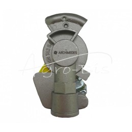 Dviejų grandinių oro jungtis x501200 Euro 16x1.5 Geltona ISO 1728 ARCHIMEDES - 4248014116ZEA
