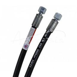 Hidraulinė žarna 400 bar sriegis M14x1,5 tiesi L-500mm DN06-2SN 40MPa PZL HYDRAL - AA-06-500/2SNH