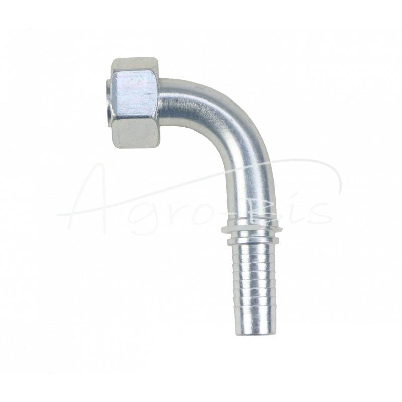 Užlenktas antgalis metrinis kampinis vidinis sriegis DKOL 90° DN16 18L M26x1.5 Premium HYDRAL - DKOL90DN16M26x1.5H