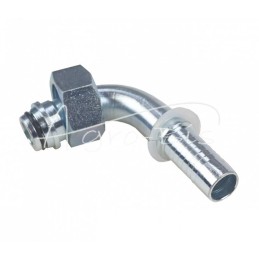 Metrinis kampinis sriegis su užspaudžiamu galu DKOL 90° DN16 18L M27x2 Premium HYDRAL - DKOL90DN16M27x2H