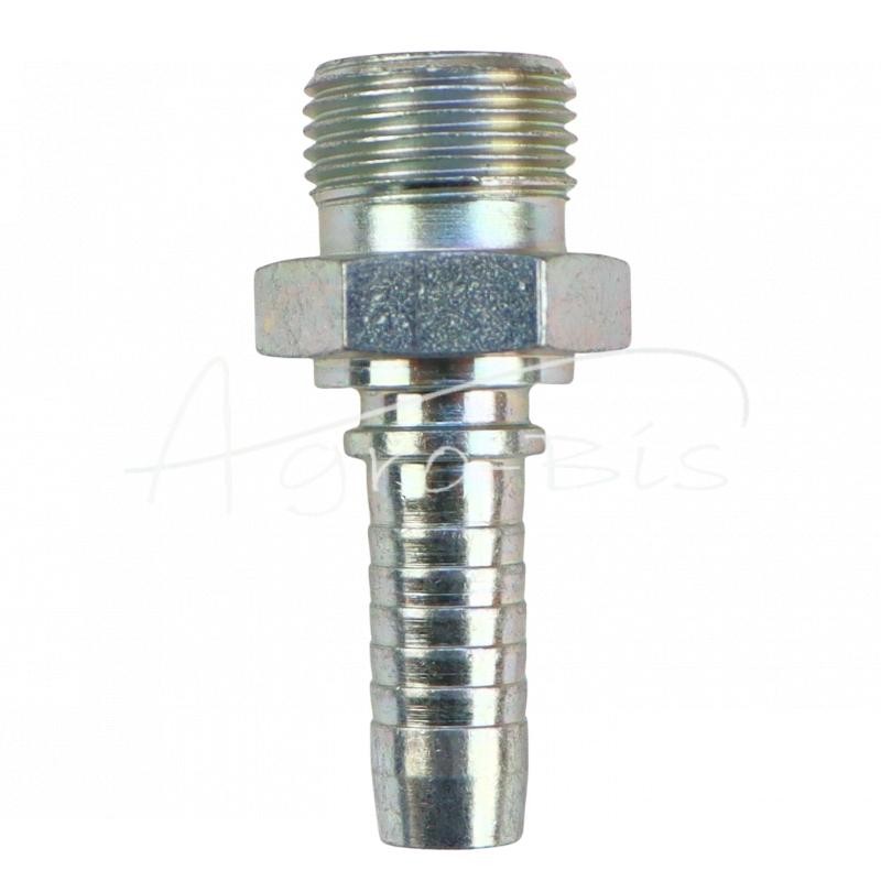 Hidraulinės jungties antgalis AGR DN13 5/8" BSP S24 Premium HYDRAL - AGRDN12G5/8H