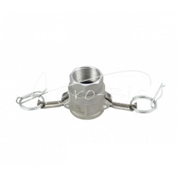 „Camlock“ jungties lizdas, D tipo, aliuminis, 1" x 25 mm, PZL HYDRAL - ZCD25H