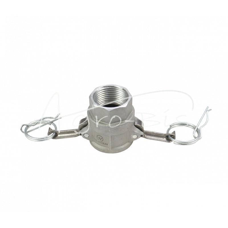 „Camlock“ jungties lizdas, D tipo, aliuminis, 1" x 25 mm, PZL HYDRAL - ZCD25H