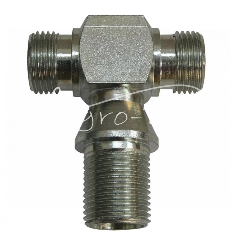 Hidraulinės jungties trišakis M18x1,5 12L L21 kvadratinis 1 pav. - HS9