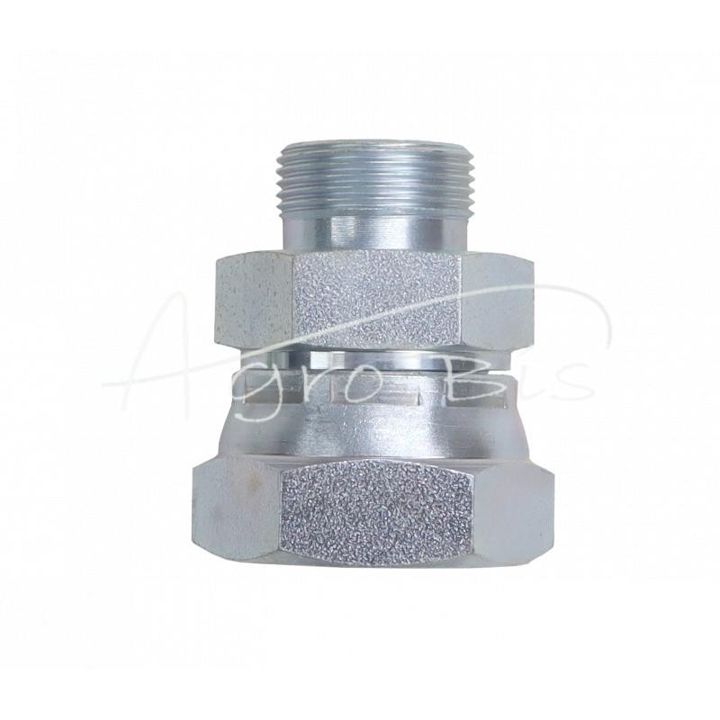 Hidraulinė jungtis - tiesi AB M36x2 - M26x1.5 28L/18L seno tipo kūgis be O žiedo - HS72