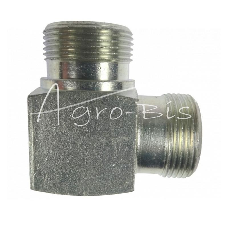 Jungtis - hidraulinė jungtis - alkūnė 90 BB M26x1.5 18L - HS282