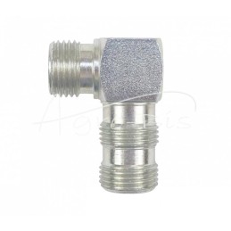 Hidraulinės jungties alkūnė 90 BB 3/8" - M16x1.5 10L - G3/8M16X1,5