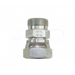 Hidraulinė jungtis - tiesi AB M26x1.5 - M27x1.5 18L/18L seno tipo kūgis be O žiedo - HS83