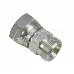 Hidraulinė jungtis - tiesi AB M26x1.5 - M27x1.5 18L/18L seno tipo kūgis be O žiedo - HS83