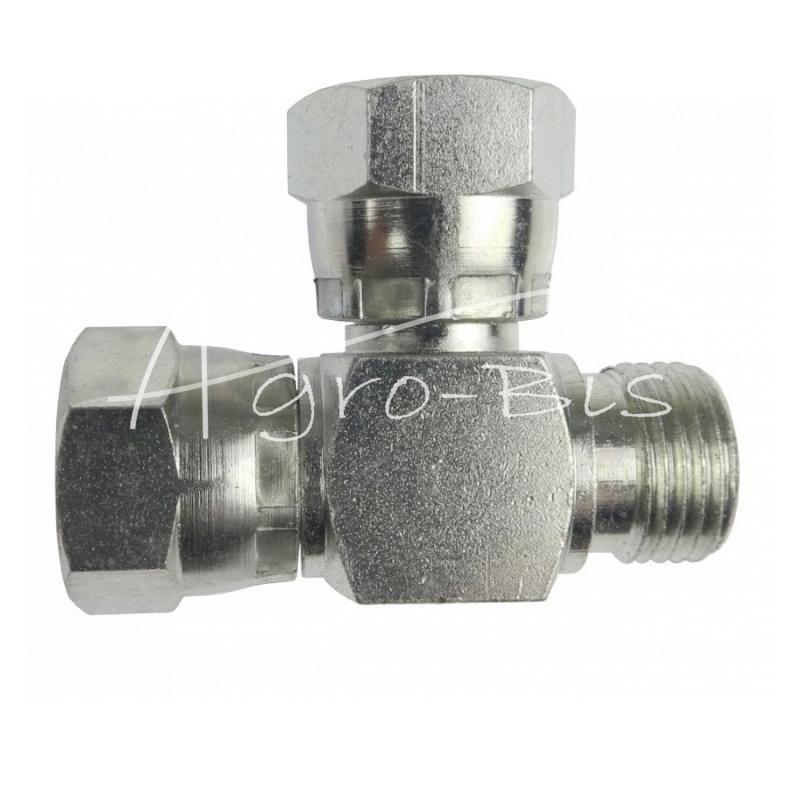 Jungtis - hidraulinė jungtis - AAB trišakis M18X1.5 12L - HS389