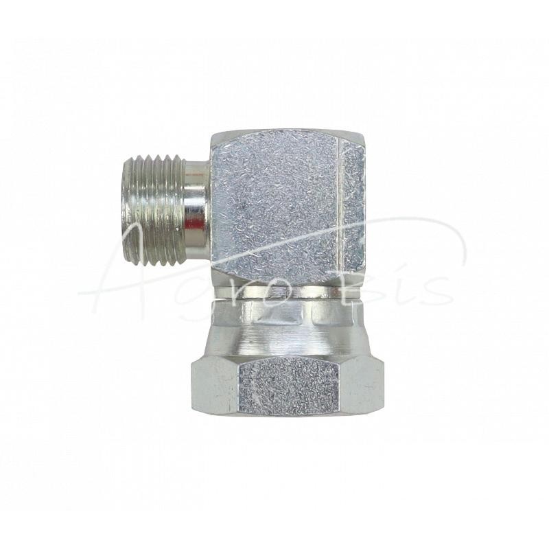 Hidraulinės jungties alkūnė 90 AB M22x1.5 - M18x1.5 15L/12L - HS315