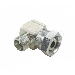 Hidraulinės jungties alkūnė 90 AB M22x1.5 - M18x1.5 15L/12L - HS315