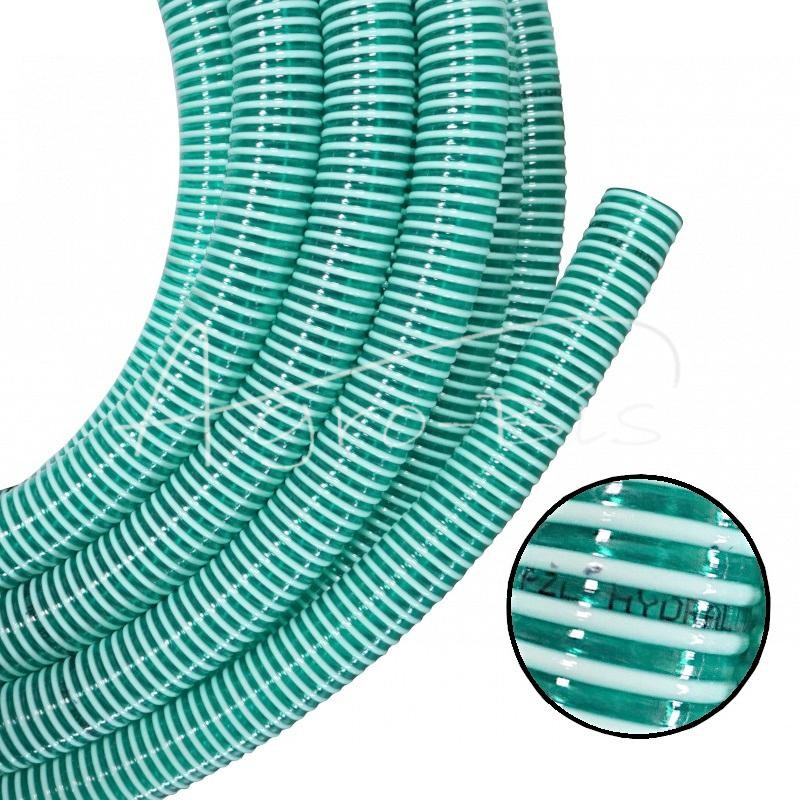 PVC/PVC nuotekų siurbimo ir išleidimo žarna DN40 PZL HYDRAL - PCV40HMB