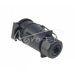 Pakabinamas lizdas 7 kontaktų 12/24V nikeliuoti kištukai Premium ELMOT - GN7EL