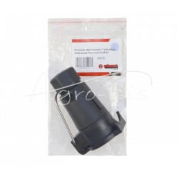 Pakabinamas lizdas 7 kontaktų 12/24V nikeliuoti kištukai Premium ELMOT - GN7EL