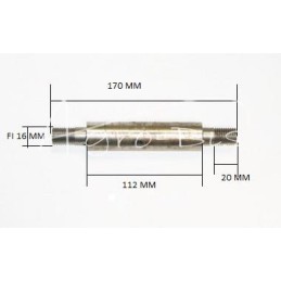 TRUMPA KULTIVATORIAUS RATŲ AŠIS, lenkiškas - 1417040072/K